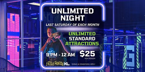 Unlimited Night | Zap Zone XL Lansing