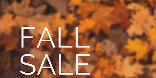 Fall Sale