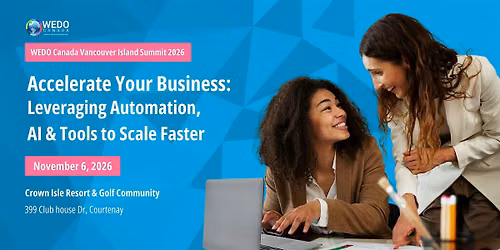 Women's Entrepreneurship Day (WEDO) Vancouver Island Summit