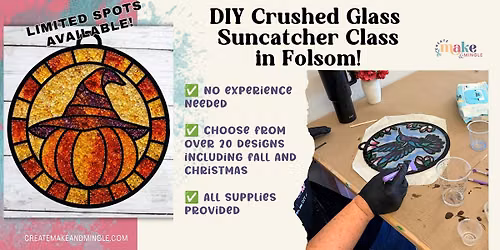 DIY Crushed Glass Suncatcher Workshop \u2728