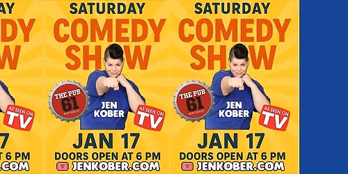 Comedian Jen Kober LIVE at Pub on 61 in Charleston, SC