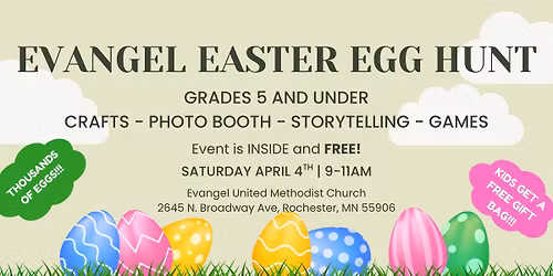 Evangel UMC Annual Easter Egg Hunt