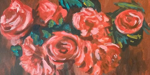 Paint and Sip: Renoir's Moss Roses