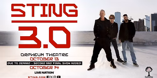 STING 3.0 Tour
