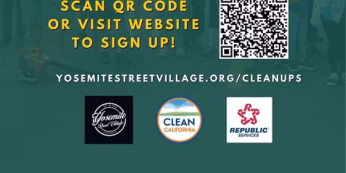 7th Annual Yosemite Street Village Spring Clean Up