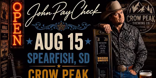 John PayCheck and The Cavalry at Crow Peak Brewing in Spearfish SD