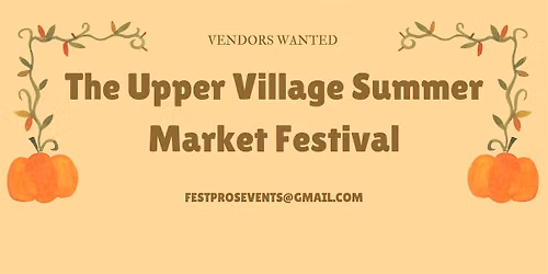 The Upper Village Summer Market Festival