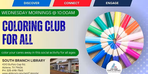 Coloring Club (South Branch)