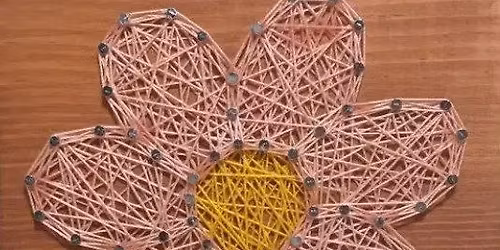 Art Methods for Kids - String Art Flower
