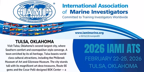 2026 IAMI Annual Training Seminar, Tulsa Oklahoma