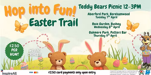 Easter Trail and Teddy Bear Picnic at Oakmere Park - Potters Bar