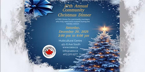 27th Annual Community Christmas Dinner