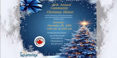 27th Annual Community Christmas Dinner