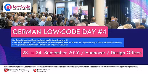 German Low-Code Day 2026 - 23. & 24.09.2026