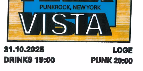 DANA (artpunk,Ohio) + MALA VISTA (RnR Punk,NYC)