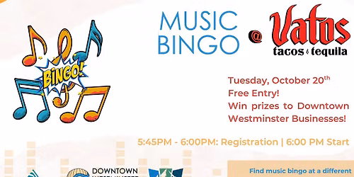 Music Bingo: Vatos Tacos & Tequila