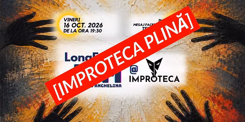 [IMPROTECA PLIN\u0102] \ud83c\udfad Long form Jam la Improteca \u26f9\ufe0f\u200d\u2640\ufe0f Improv Jam VINERI 16 octombrie 2026