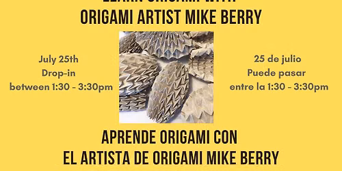 Learn Origami with Origami Artist Mike Berry
