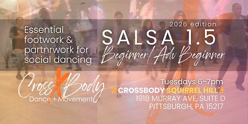 Salsa 1.5 Beginner\/Advanced Beginner with Vincent & Rachel