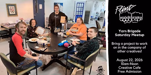 Flint Handmade Yarn Brigade at Creative Cafe
