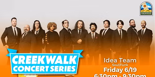 CreekWalk Concert Series 2026 - Idea Team.