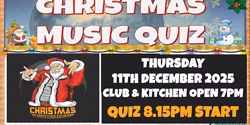 CHRISTMAS MUSIC QUIZ