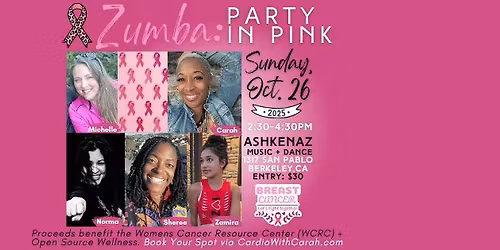 Berkeley Zumba Party in Pink