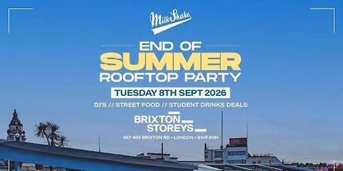 Milkshake - Summer Closing Rooftop Party \u2600\ufe0f\ud83c\udf34