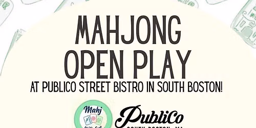 Mahjong Open Play at Publico in South Boston