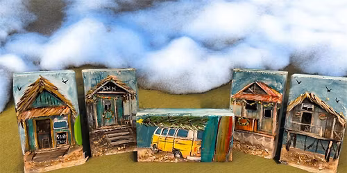 Coastal Christmas Village Shelf Sitters