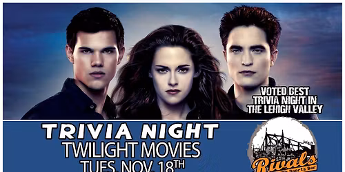 Trivia: Twilight Movies at Rivals