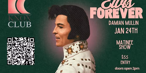 Damian Mullin Elvis Forever returns to The Knox Club in 2027 