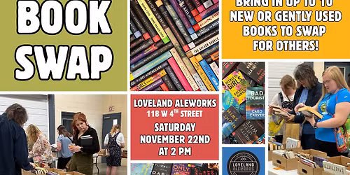 Book Swap at Loveland Aleworks