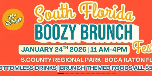 WOOD-fired PIZZA @ South Florida Boozy Brunch Fest