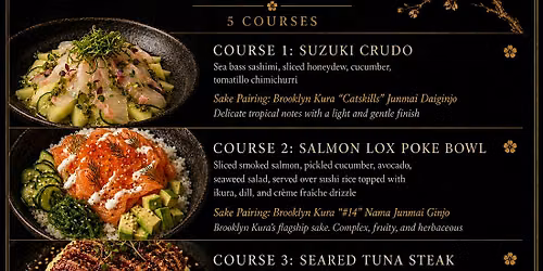 Sake Pairing Dinner