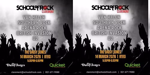 VAN HALEN, SOUTHERN ROCK, BRITISH INVASION, ARENA ROCK & U2 Adult Gig