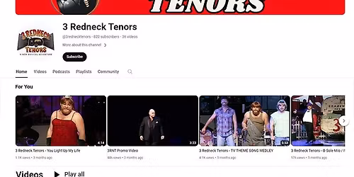 3 Redneck Tenors Christmas Spec-Tac-Yule-A