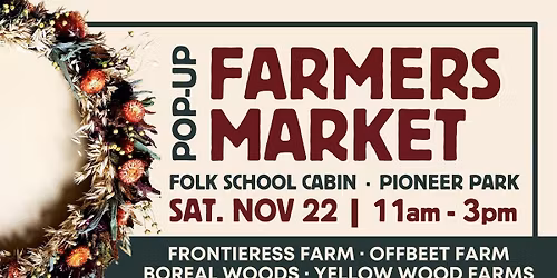 Pop-up Farmers Market!