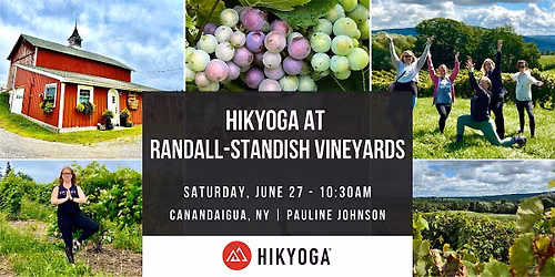 Hikyoga at Randall-Standish Vineyards with Pauline