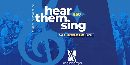 Rheinberger Chamber Choir Performance Edenvale 2025