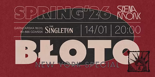 B\u0141OTO | 14\/01: East Coast | Scena MONK by the Singleton