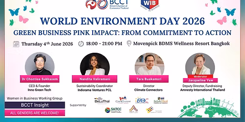 BCCT World Environment Day 2026: Green Business Pink Impact - From Commitment to Action