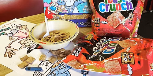 Saturday Morning Cereal & Cartoons in the Arcade! 