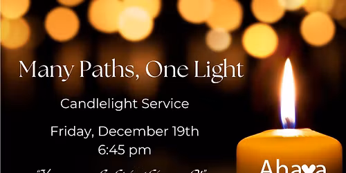 Many Paths, One Light - Candlelight Service