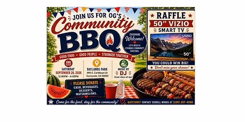 EPA-EMP OG's Community BBQ