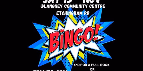 Bingo Night at Langney Community Centre