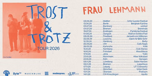 Frau Lehmann "Trost & Trotz Tour" \/\/ + Hier wohnt Rosilein \u2022 KOHI, Karlsruhe