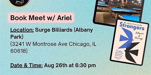 Book Meet w Chi Book Club - August 26th