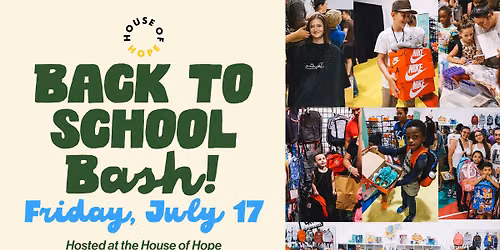 Save the Date: Back to School Bash