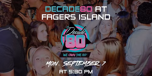 Decade80 at Fager's Island (deck)